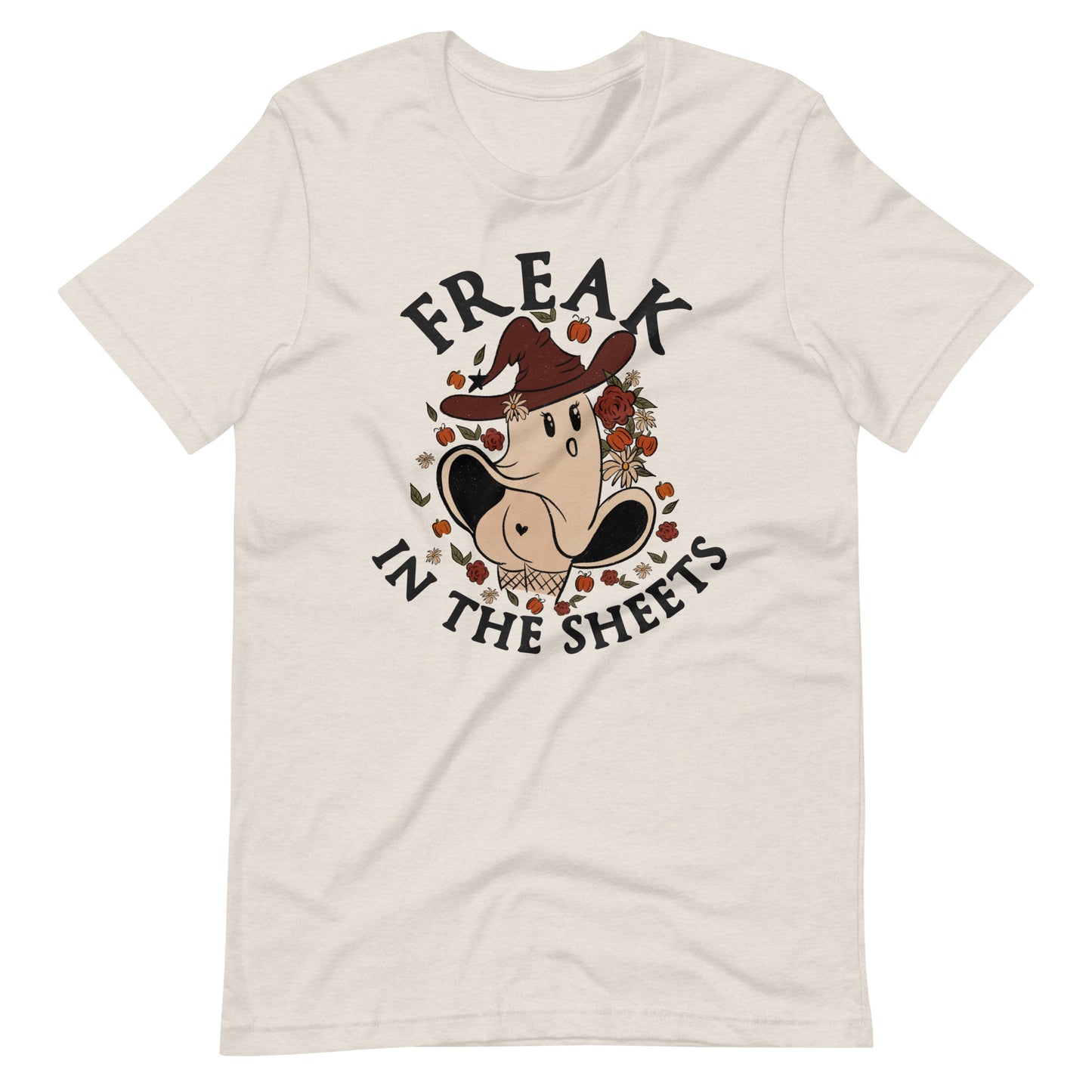 Freak in the Sheets Ghost Halloween Spooky Tee Unisex t-shirt
