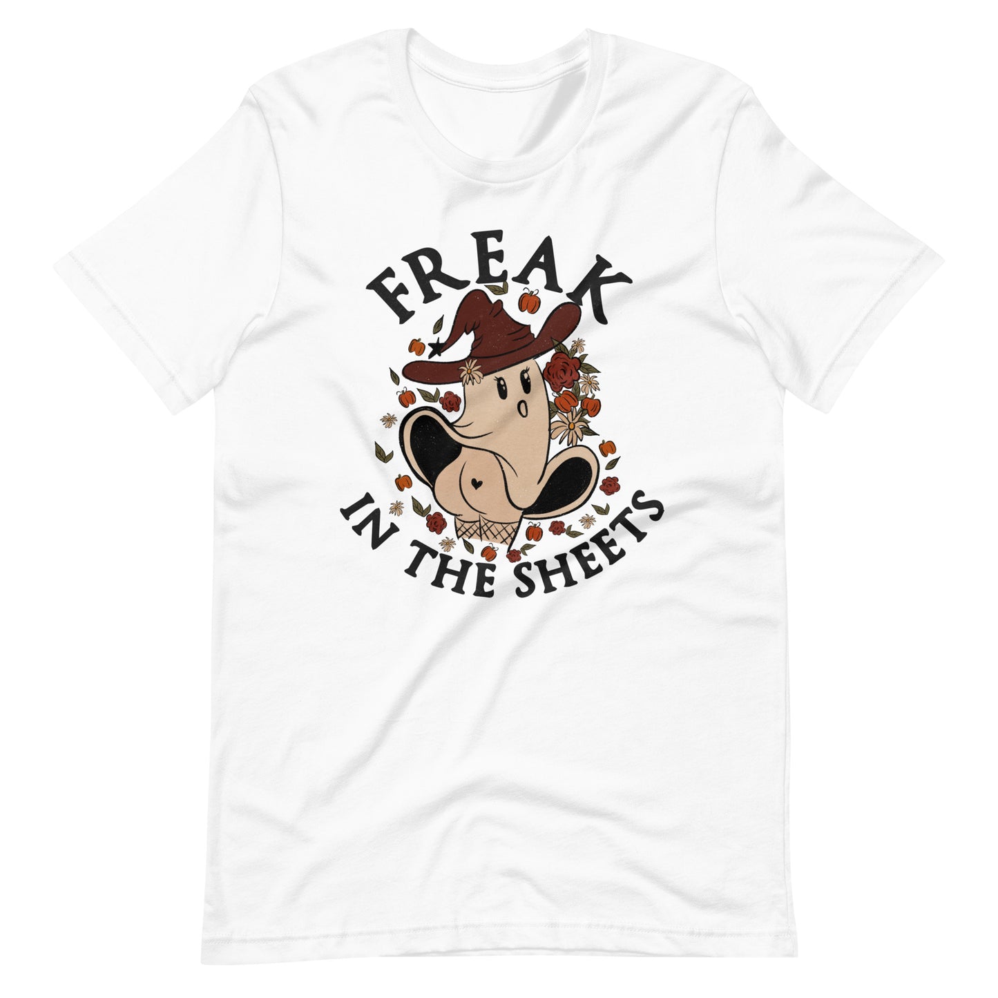 Freak in the Sheets Ghost Halloween Spooky Tee Unisex t-shirt