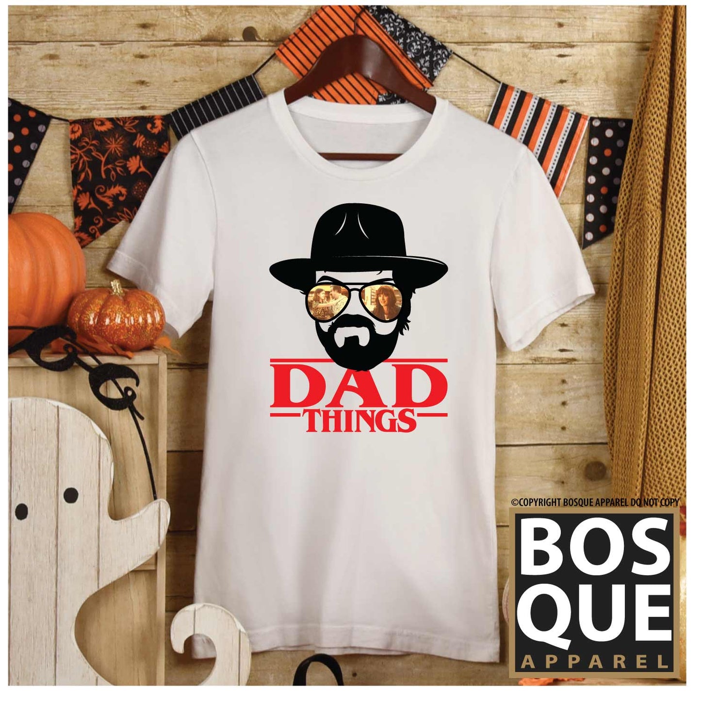 Hopper Dad Things Horror Halloween Unisex t-shirt