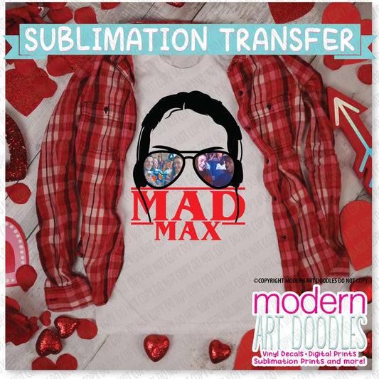 Mad Max Stranger Halloween Horror Max Maxine Lucas Eleven Sublimation Print - Ready to Press - Ready to Ship