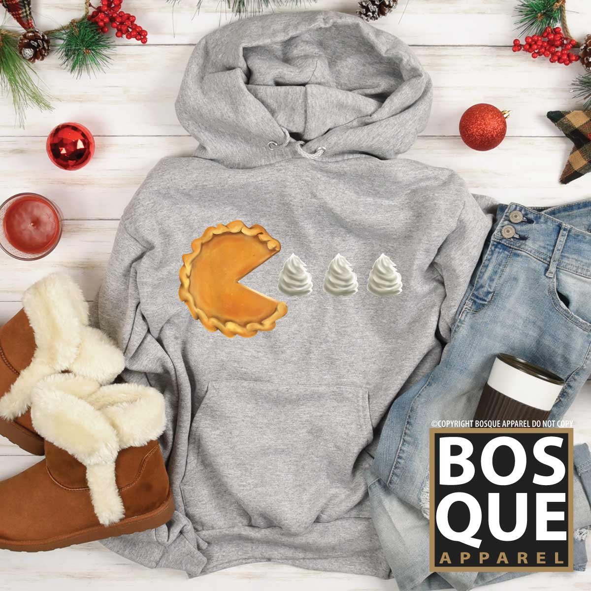 Pumpkin Man Thanksgiving Pumpkin Pie Holiday Unisex Hoodie