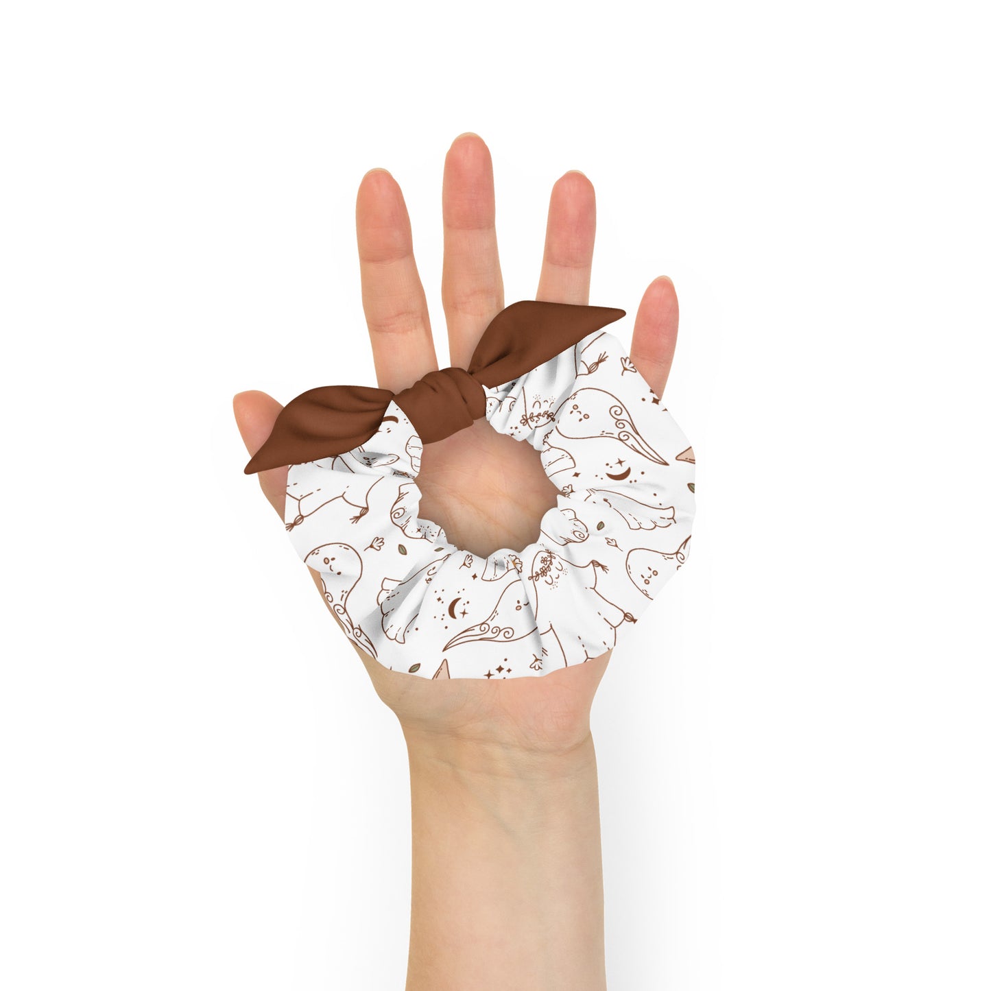 Ghosty Cat Scrunchie
