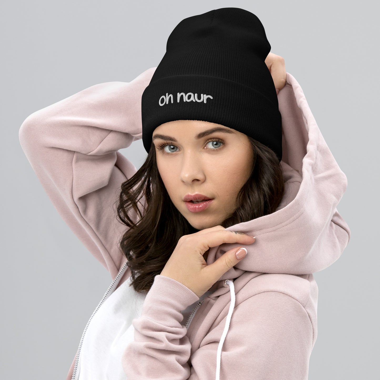 Oh Naur Cuffed Beanie