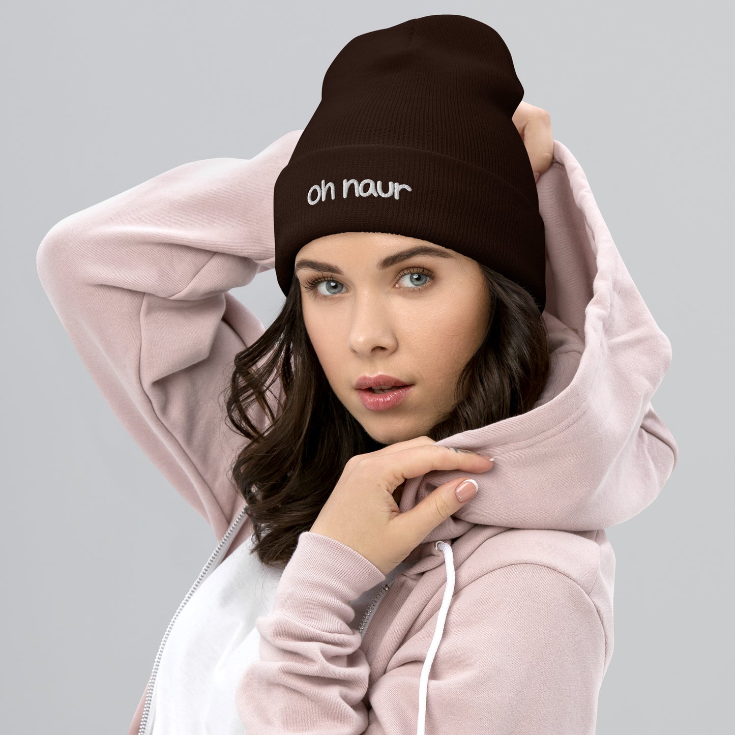 Oh Naur Cuffed Beanie