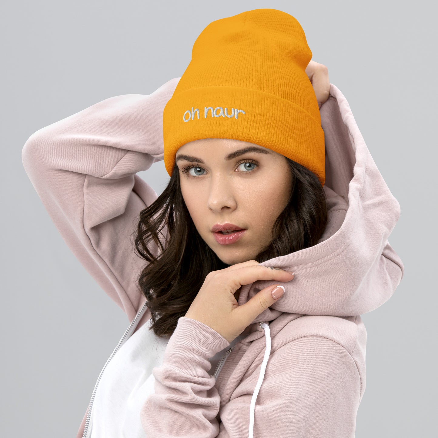 Oh Naur Cuffed Beanie