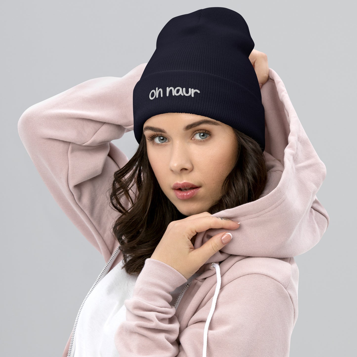 Oh Naur Cuffed Beanie