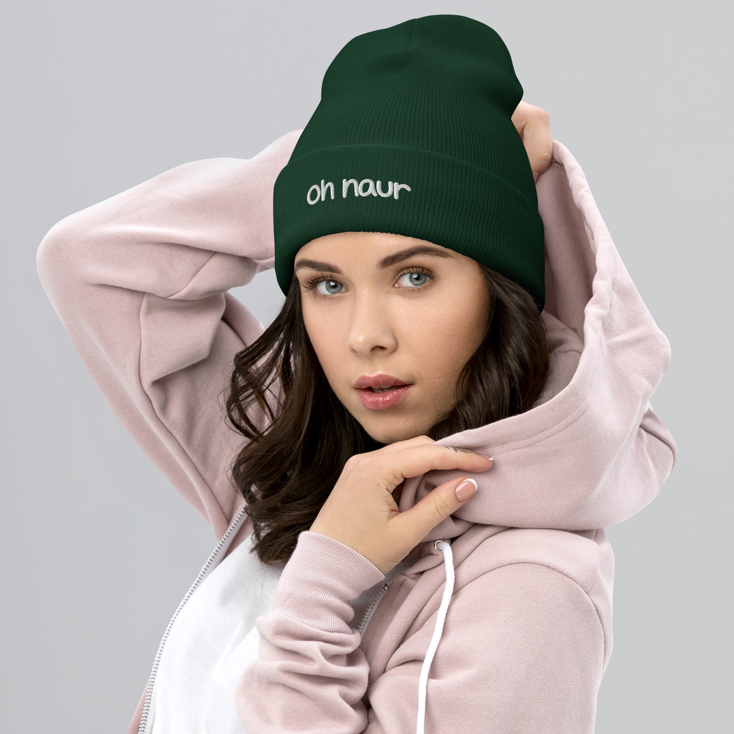Oh Naur Cuffed Beanie