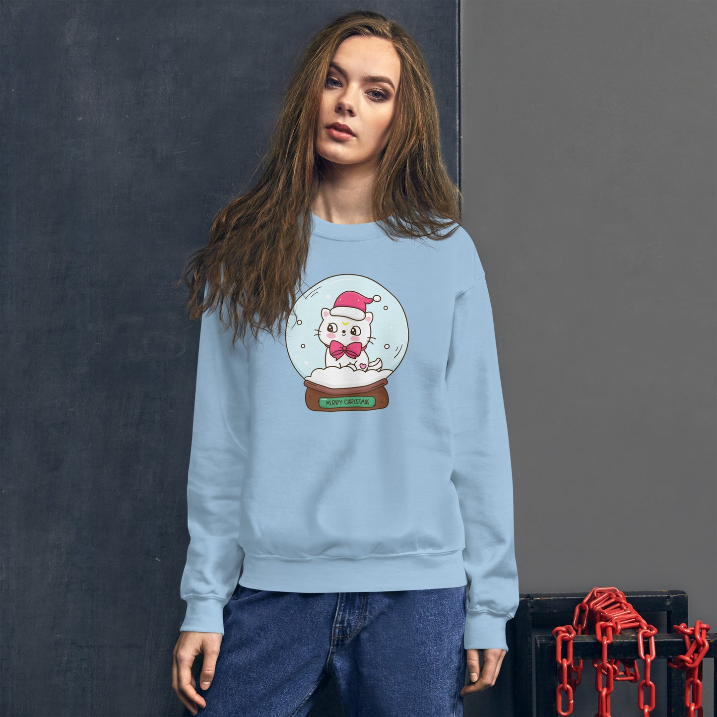 Tixee - Snowglobe Merry Christmas Unisex Sweatshirt
