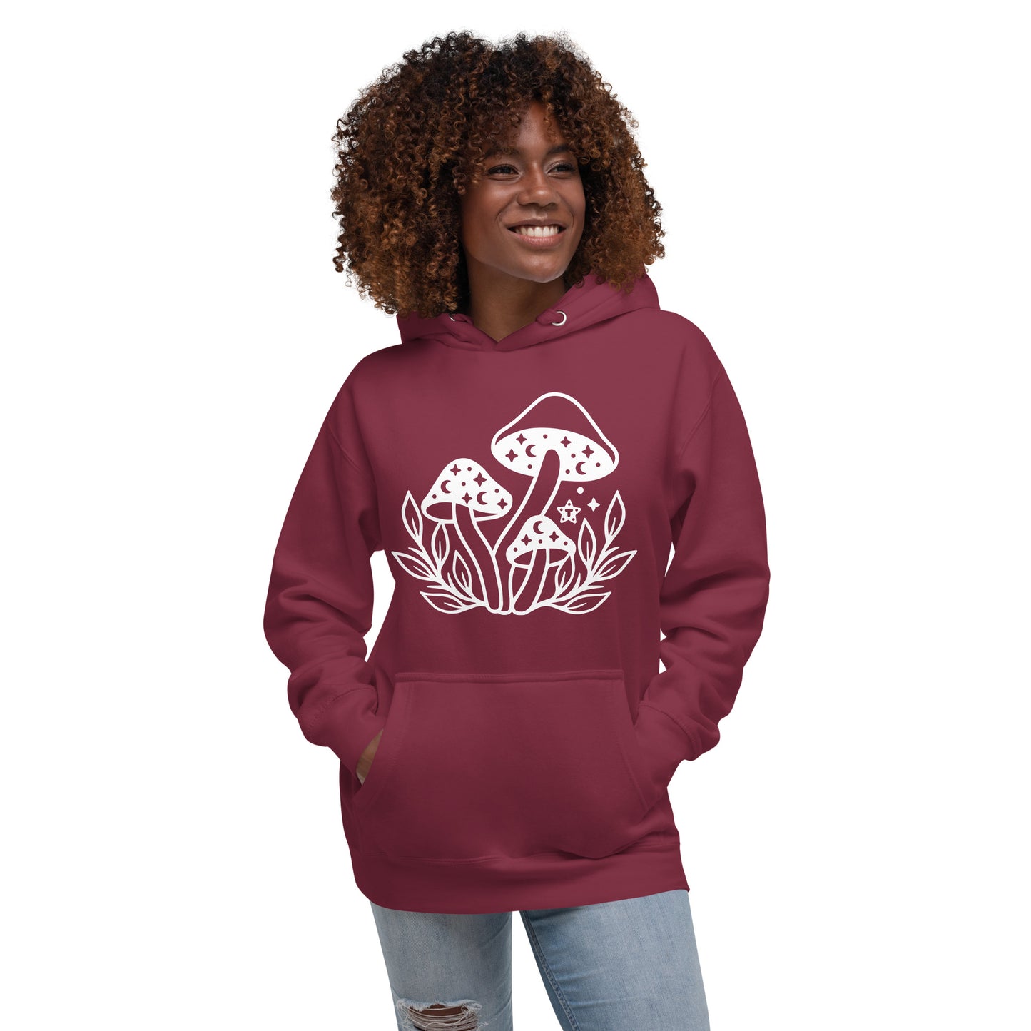 White Cozy Mushy Hoodie