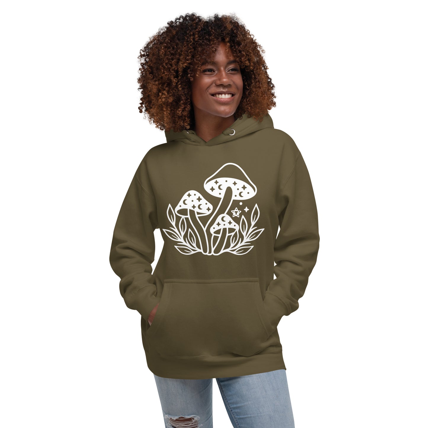 White Cozy Mushy Hoodie