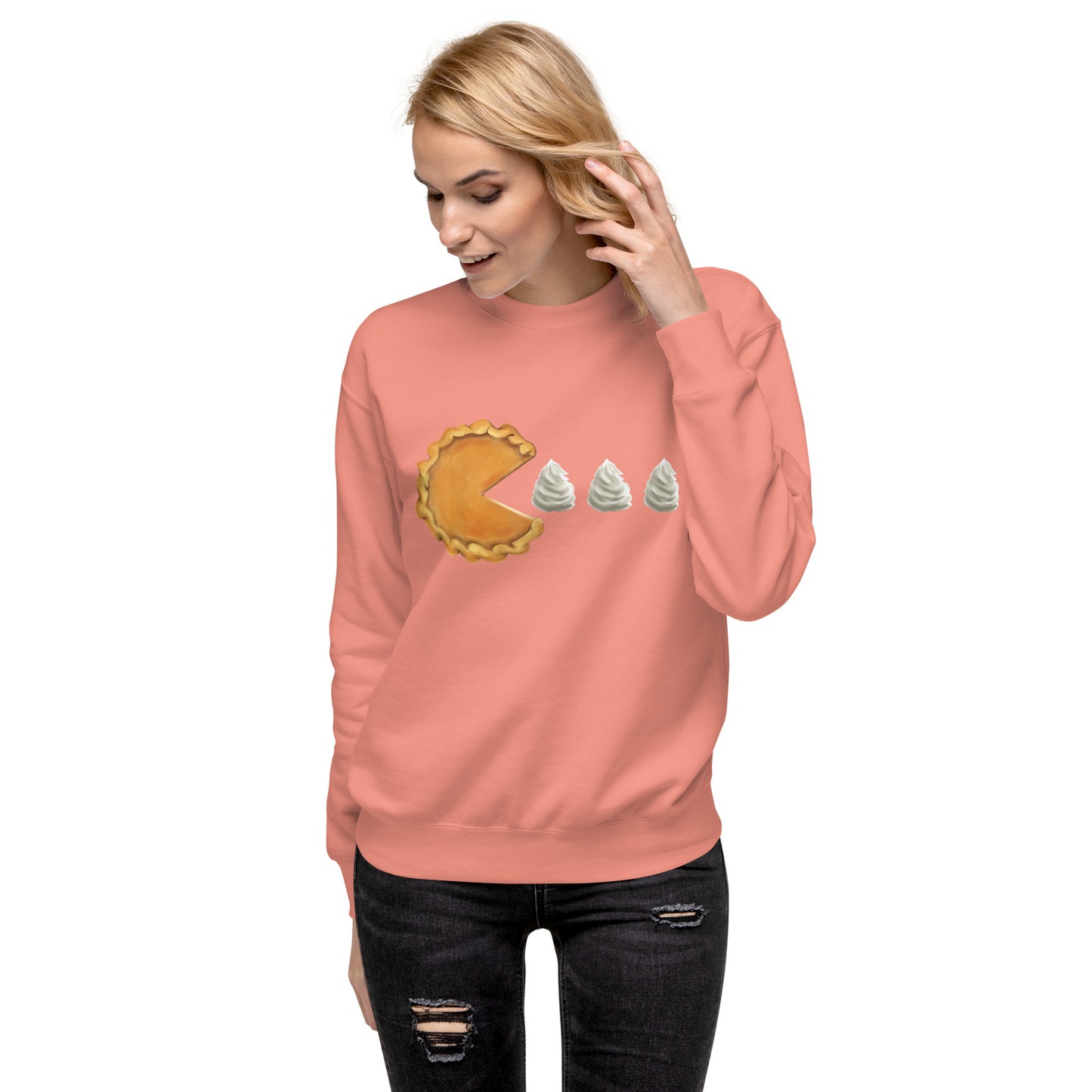 Pumpkin Man Thanksgiving Holiday Unisex Premium Sweatshirt