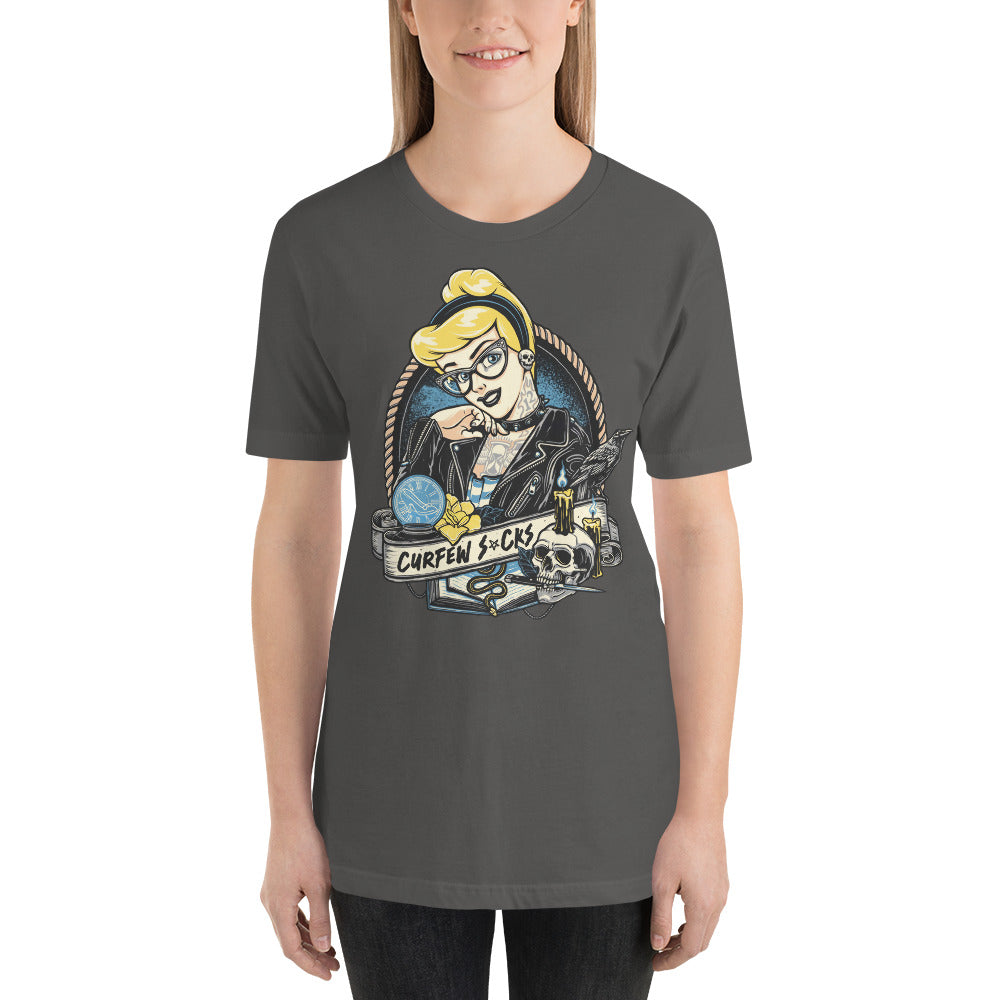 Curfew Sucks Princess Unisex t-shirt