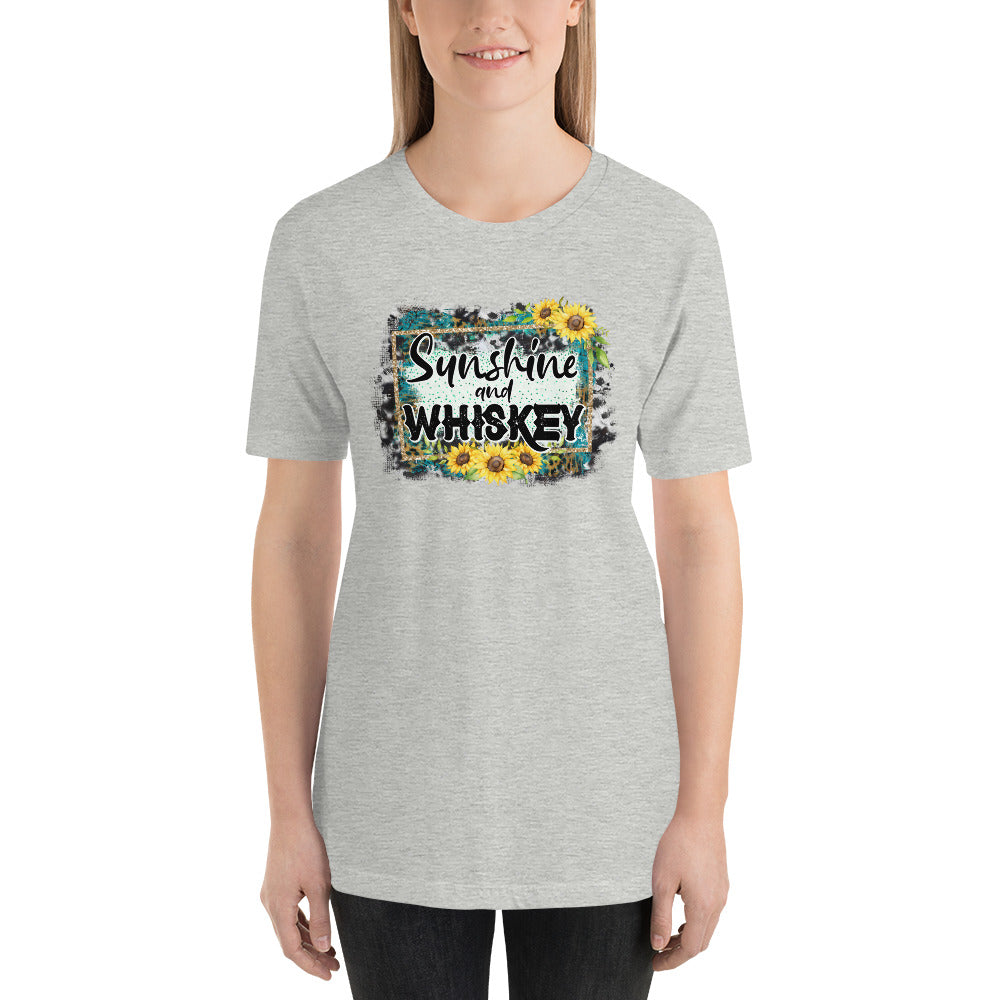 Sunshine and Whiskey Country Unisex t-shirt