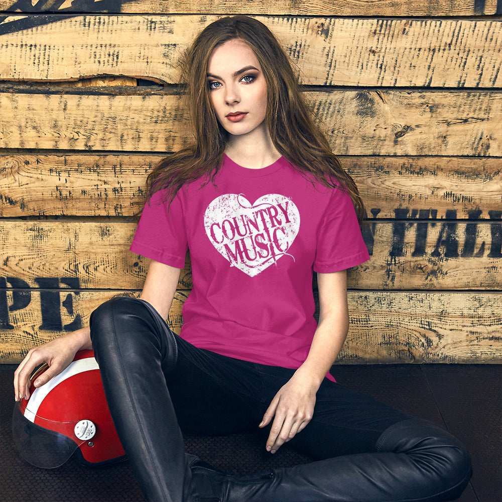 Love Country Heart Unisex t-shirt