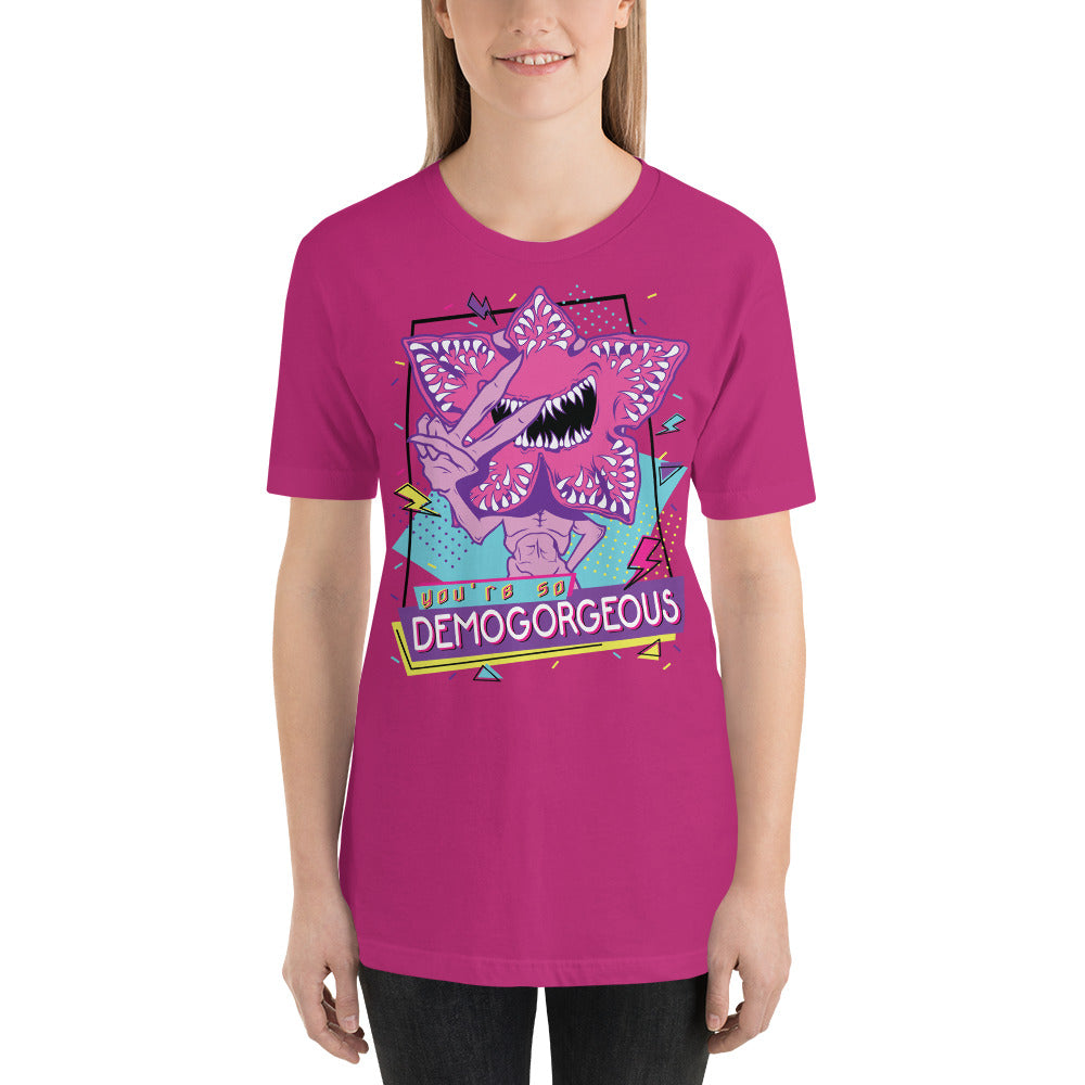 You're So Demogorgeous! 80s Style Retro Halloween Horror Unisex t-shirt