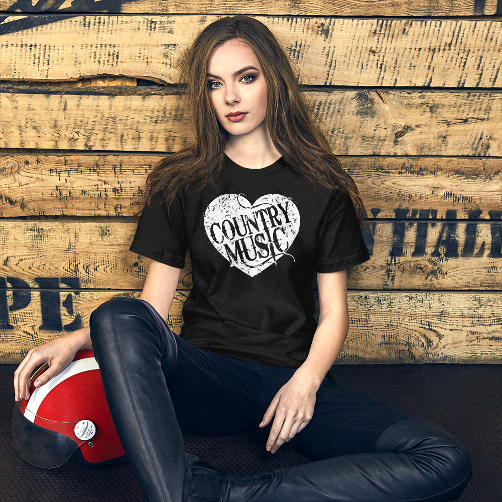 Love Country Heart Unisex t-shirt