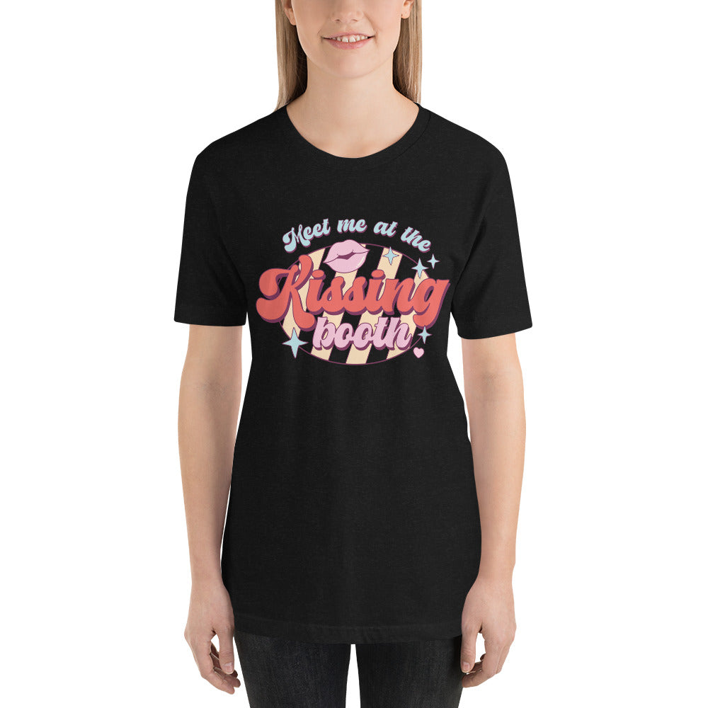 Meet Me At The Kissing Booth Valentines Day Unisex t-shirt