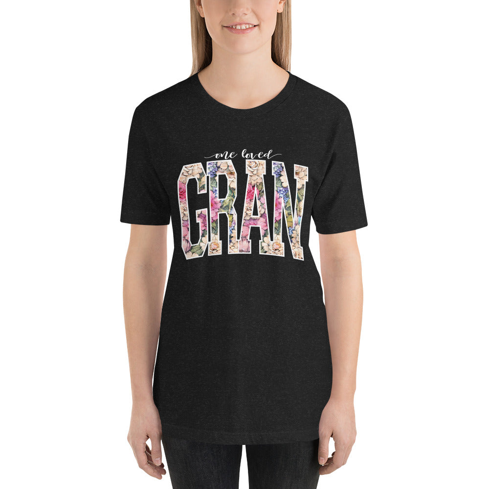 One Loved Gran Wildflower Floral Unisex t-shirt