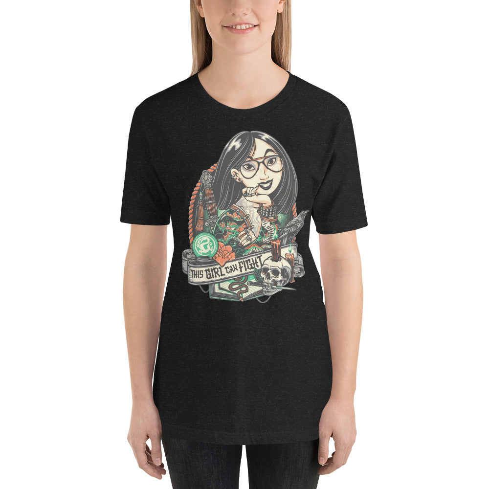 This Girl Can Fight Princess Unisex t-shirt