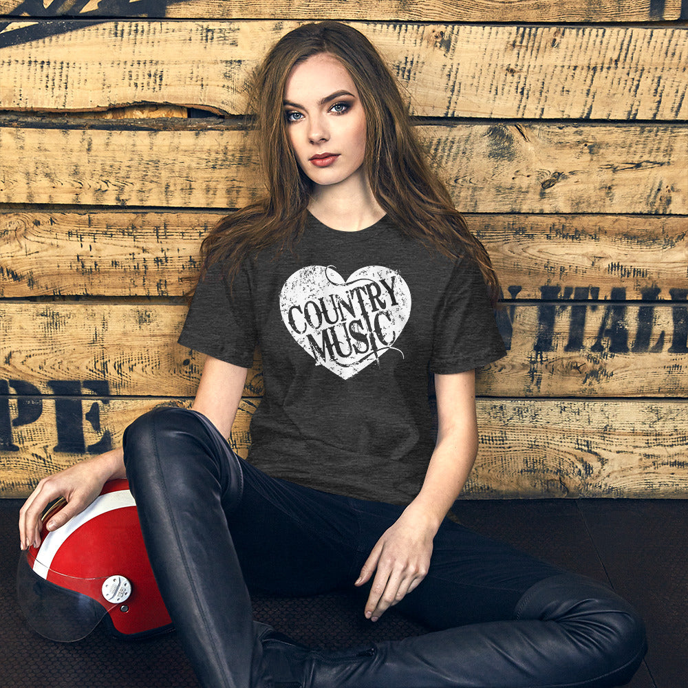 Love Country Heart Unisex t-shirt