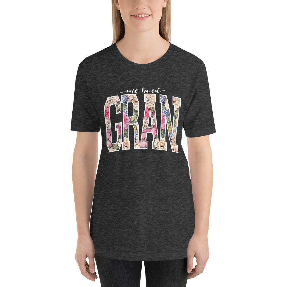 One Loved Gran Wildflower Floral Unisex t-shirt