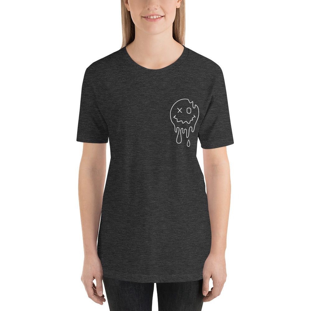 Overstimulated Moms Club with Pocket Smiley Unisex t-shirt
