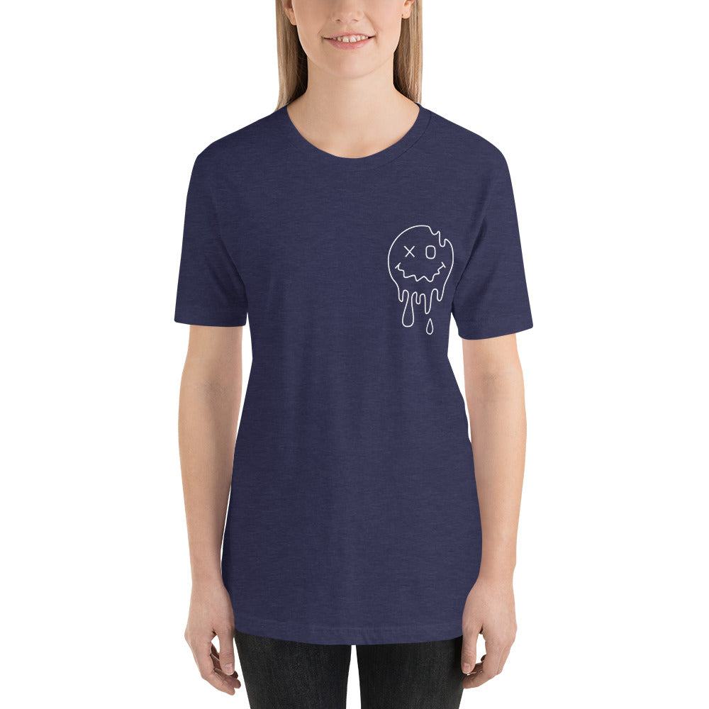 Overstimulated Moms Club with Pocket Smiley Unisex t-shirt