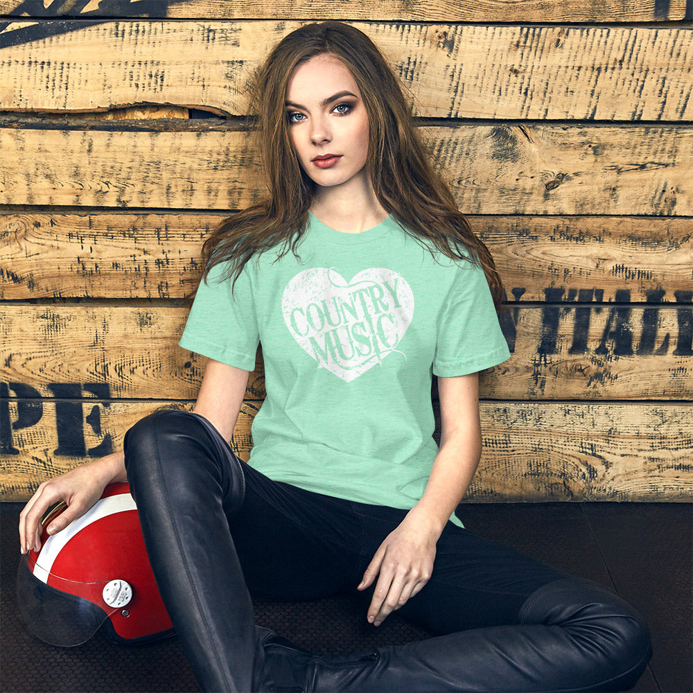 Love Country Heart Unisex t-shirt