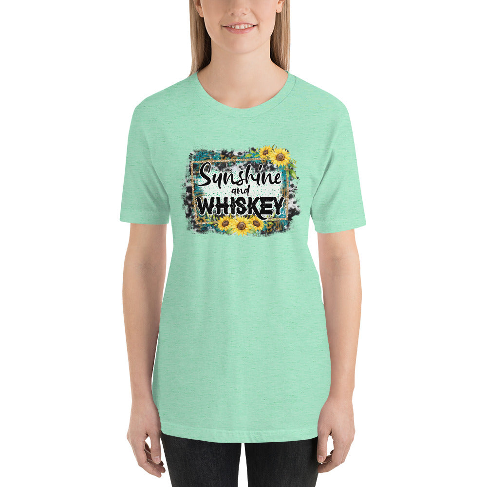 Sunshine and Whiskey Country Unisex t-shirt