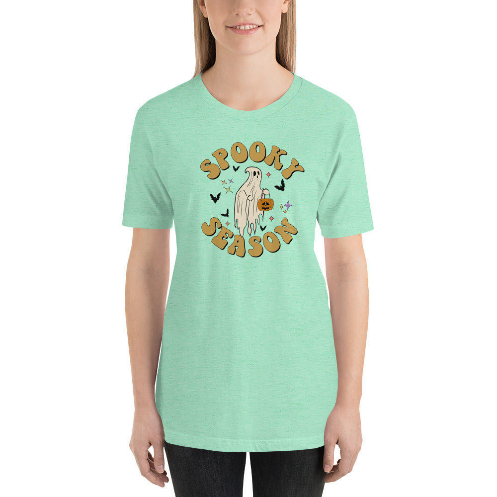 Spooky Season Ghost Halloween Unisex t-shirt