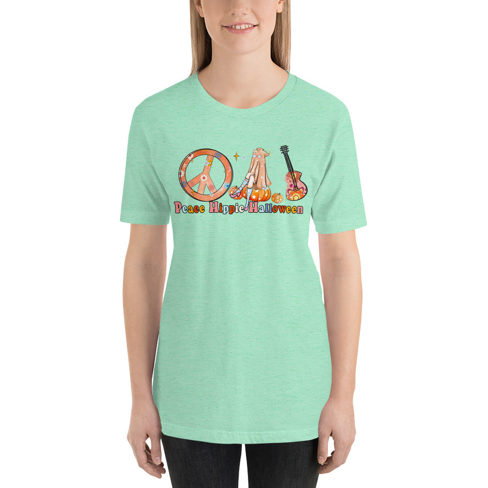 Peace Hippie Halloween Unisex t-shirt