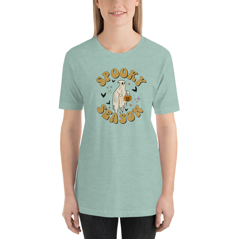 Spooky Season Ghost Halloween Unisex t-shirt