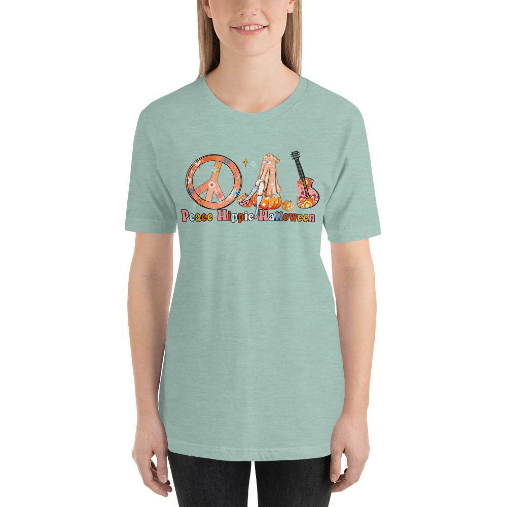 Peace Hippie Halloween Unisex t-shirt