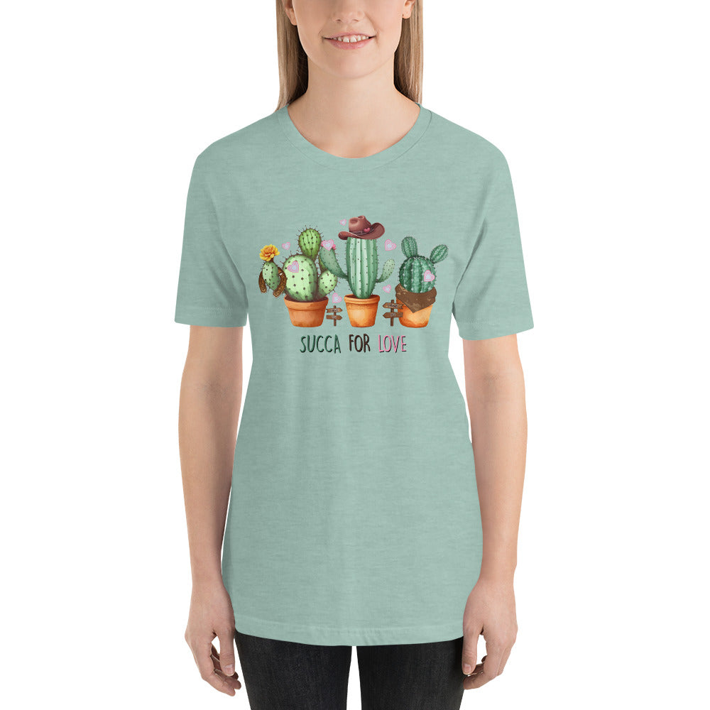 Succa For Love Valentines Day Unisex t-shirt