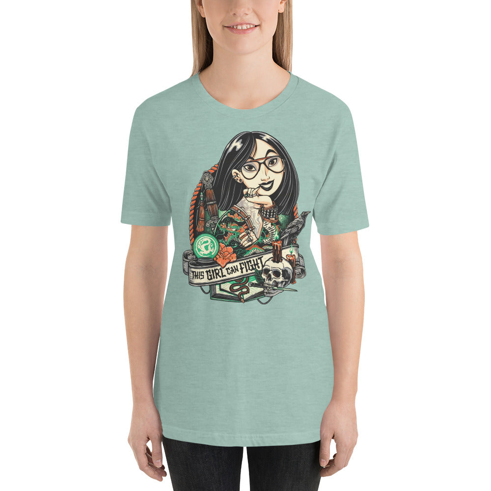 This Girl Can Fight Princess Unisex t-shirt