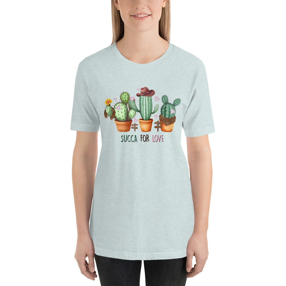 Succa For Love Valentines Day Unisex t-shirt