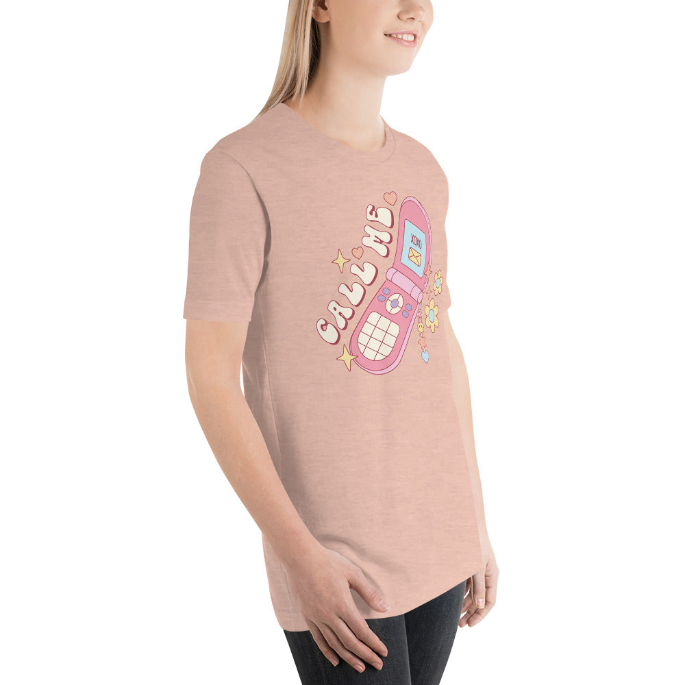 Call Me 90s style Valentines Day Unisex t-shirt