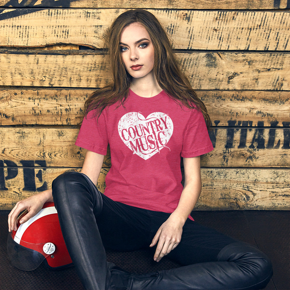 Love Country Heart Unisex t-shirt