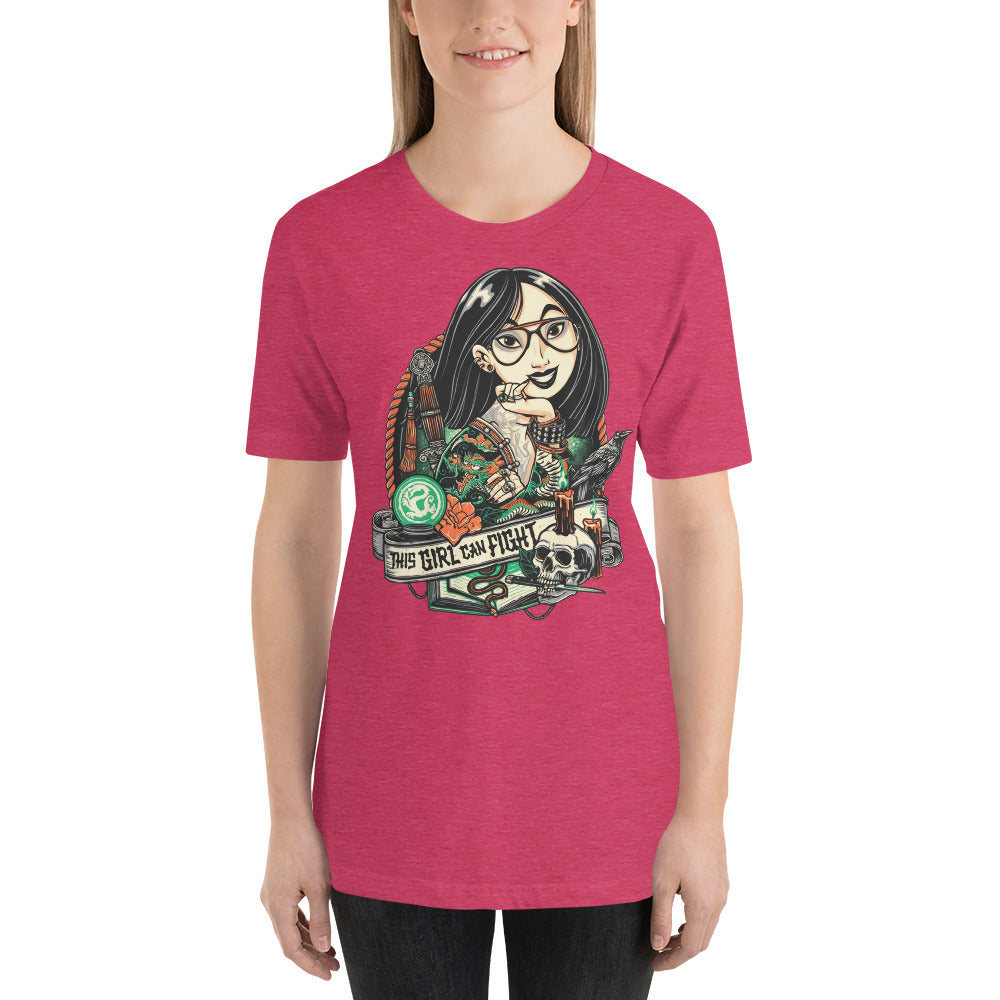 This Girl Can Fight Princess Unisex t-shirt