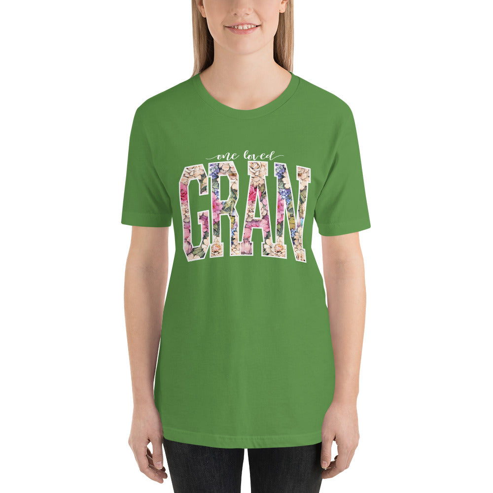 One Loved Gran Wildflower Floral Unisex t-shirt