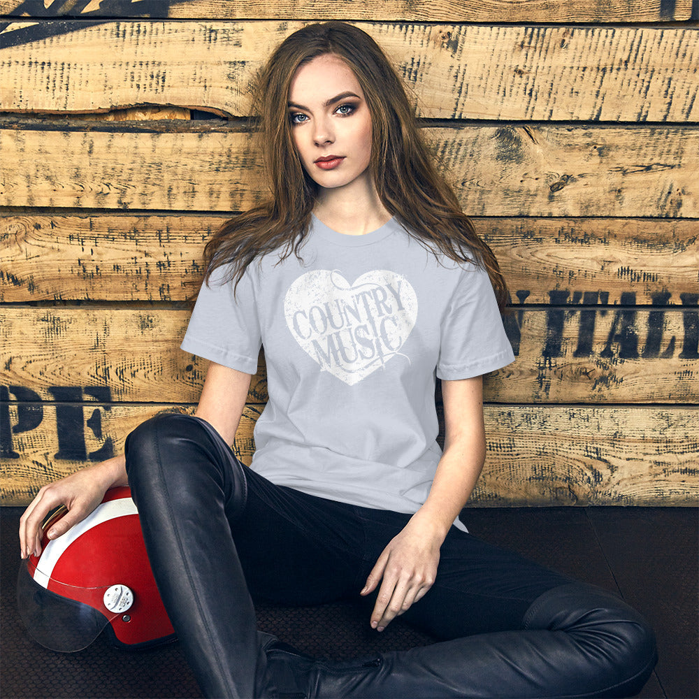 Love Country Heart Unisex t-shirt