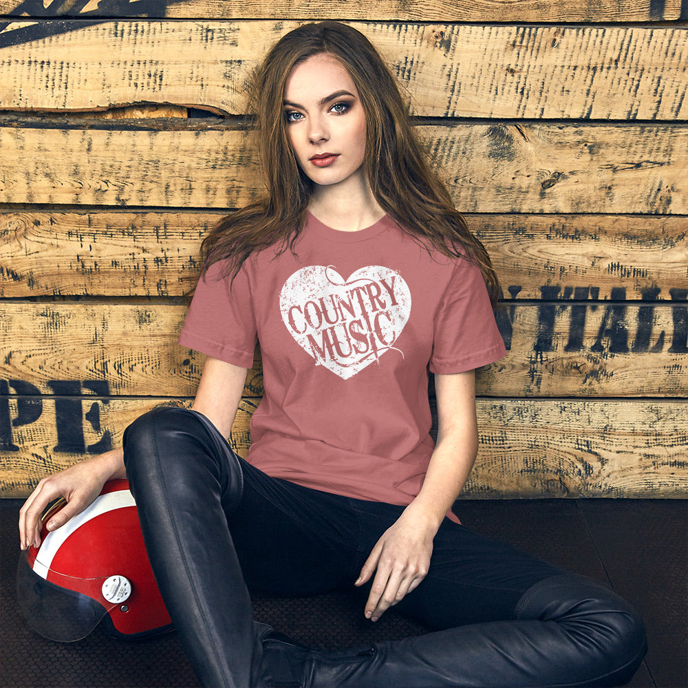 Love Country Heart Unisex t-shirt