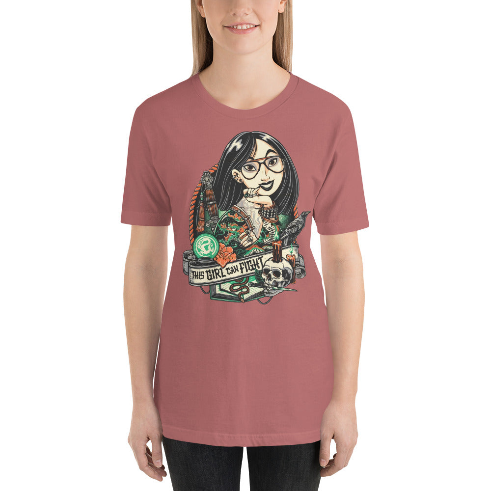 This Girl Can Fight Princess Unisex t-shirt