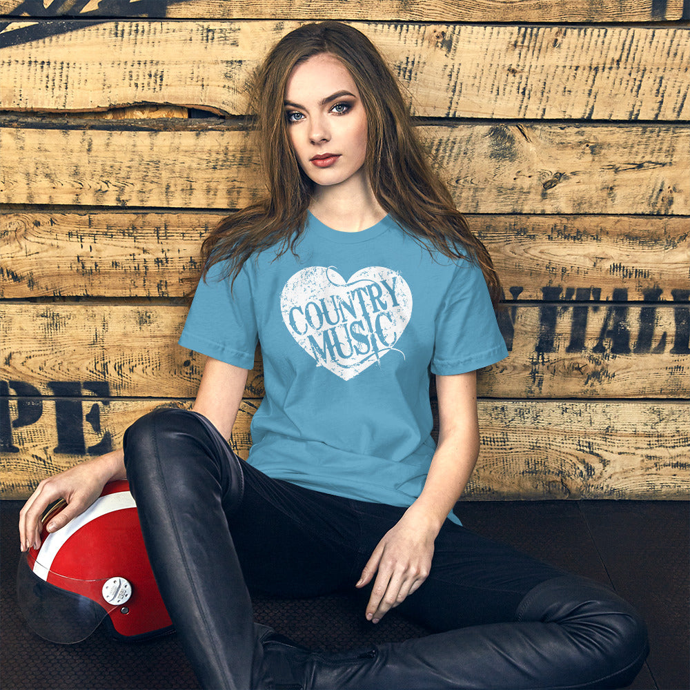 Love Country Heart Unisex t-shirt