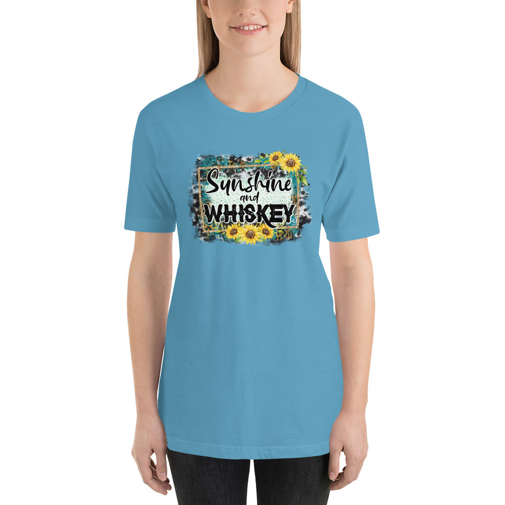 Sunshine and Whiskey Country Unisex t-shirt