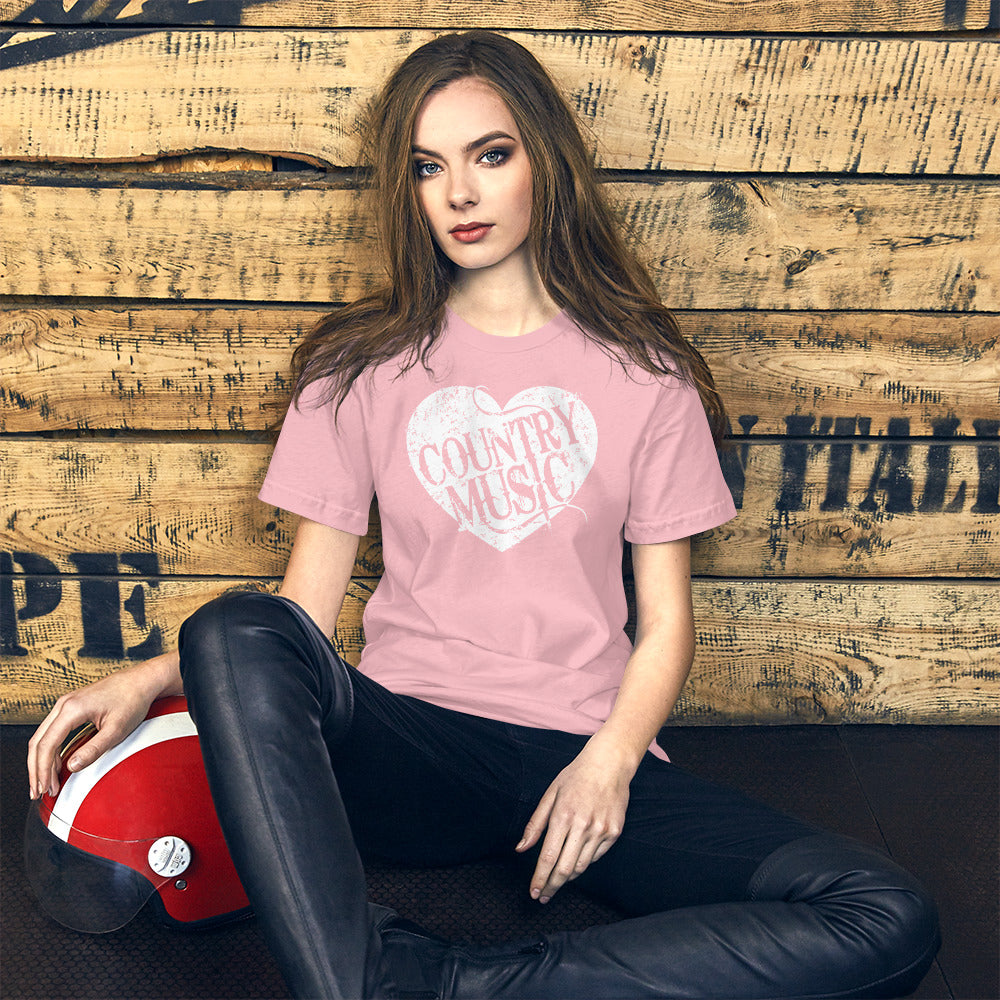 Love Country Heart Unisex t-shirt