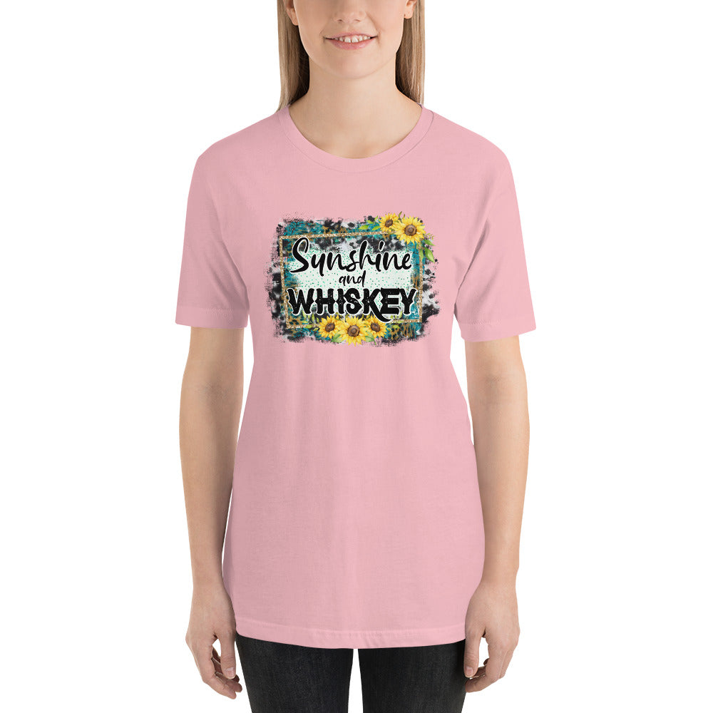 Sunshine and Whiskey Country Unisex t-shirt