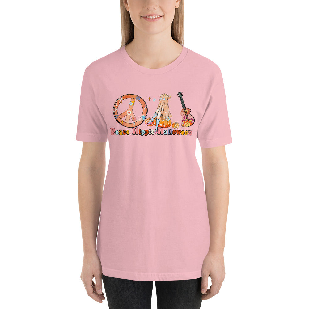 Peace Hippie Halloween Unisex t-shirt