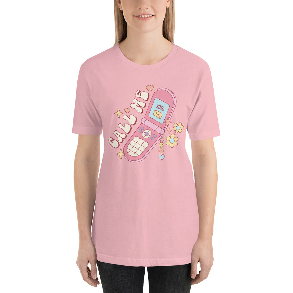 Call Me 90s style Valentines Day Unisex t-shirt