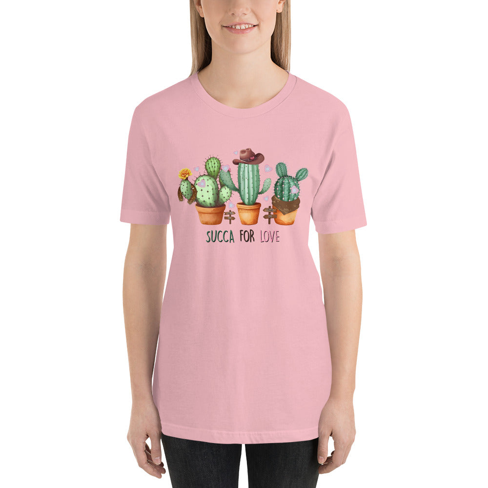 Succa For Love Valentines Day Unisex t-shirt